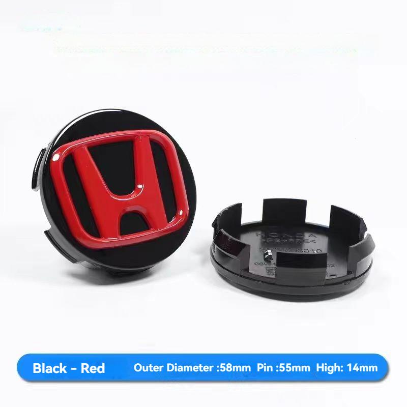 4pcs 58mm Honda Car Wheel Hub Covers Suitable for Honda Fit City Concept S1
