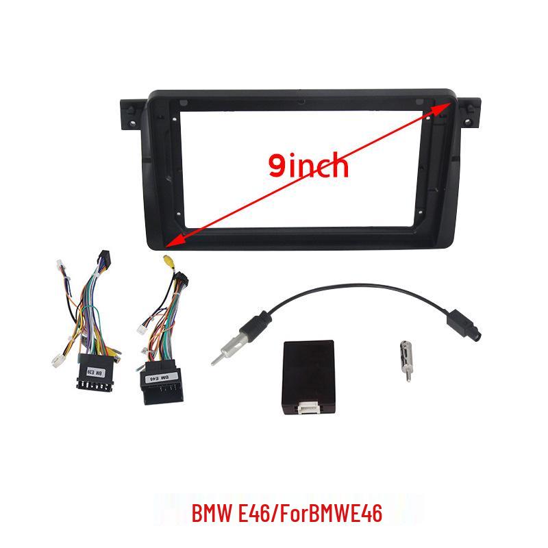 Android Navigator Trim Frame with Wiring Harness for 99-05 BMW E46