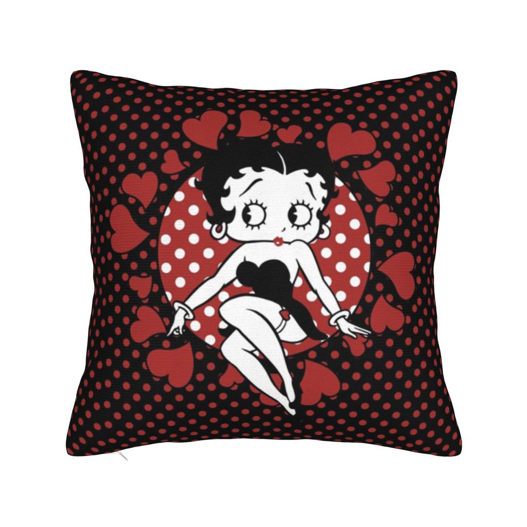 B-boopes b-bettyes Povlak na polštář Produktový potisk na povlak na polštář Povlaky na polštáře Domácí dekorace Čtvercový Více velikostí