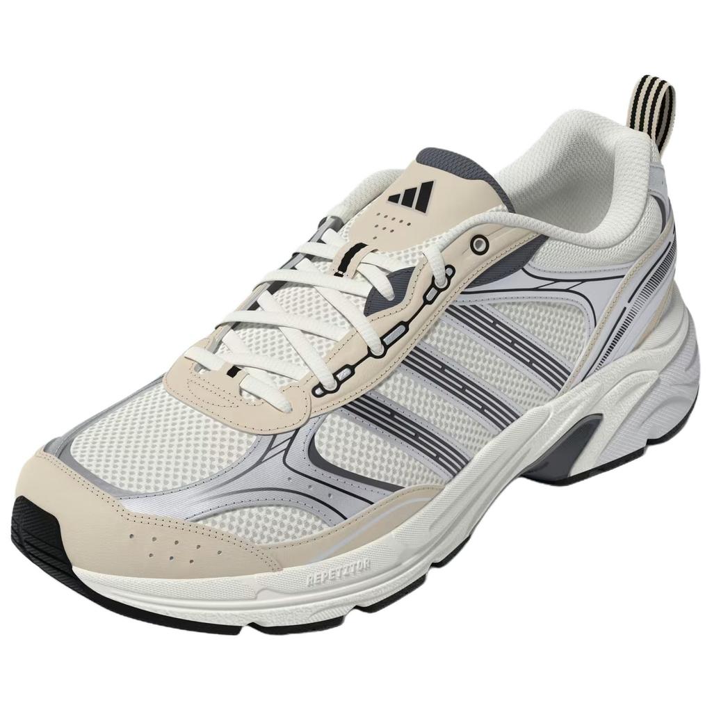 Adidas Neon Flux Comfortable Running Shoes Women Sneakers White Silver Brown KJ5206