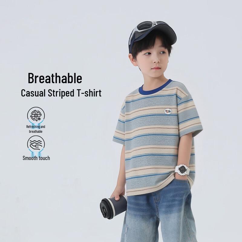Boys  Striped Summer T-shirt 130