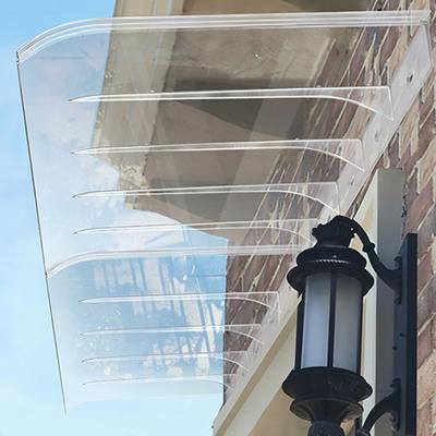 Fenstertür-Überdachung, transparente Markisenabdeckung für den Eingangsbereich