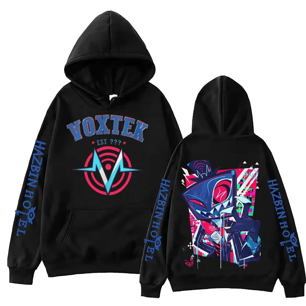 

Hazbin Hotel VOX Character Design Hoodie Man Woman Harajuku Long Sleeve Pullover Tops Sweatshirt Gift S