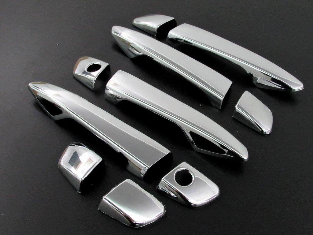 BRIGHTZ Chrome Door Handle Full Cover Type for Honda Compatible with Honda HS and ANF F10 Cover, HS250h/ANF10 [RX270-NOBU-FS-A1B1C1D2], HS250, 250h,