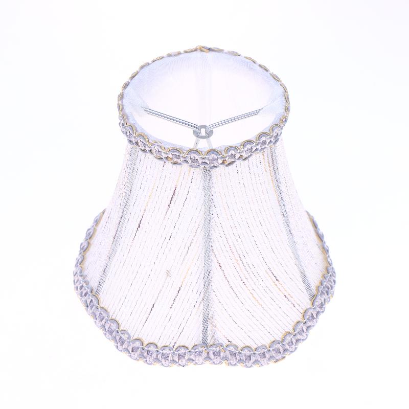 1Pcs Wall Lamp Cover Enclosure Accessories Europe Retro Lampshade Jacquard Fabric Chandelier Handmade Cloth Lampshade