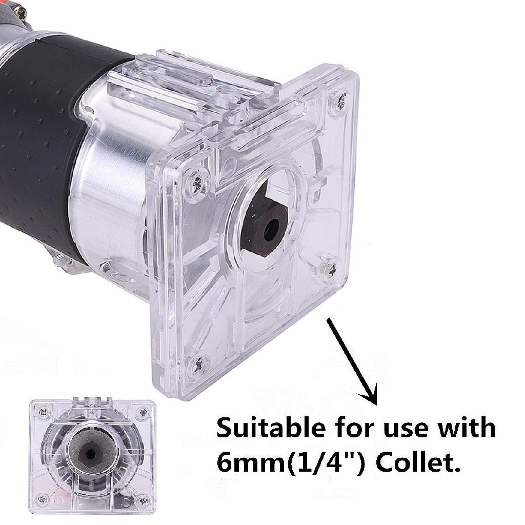 Electric Wood Trimmer 800W 30000rpm Working Milling Engraving Slotting Trimming Machine Hand Carving Machine Wood Router