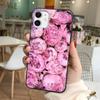 Yinuoda Elegant Pink Purple Peony Flower Onthe Vase Phone Case for iPhone 11 12 13 mini pro XS MAX 8 7 6 6S Plus X 5S SE 2020 XR