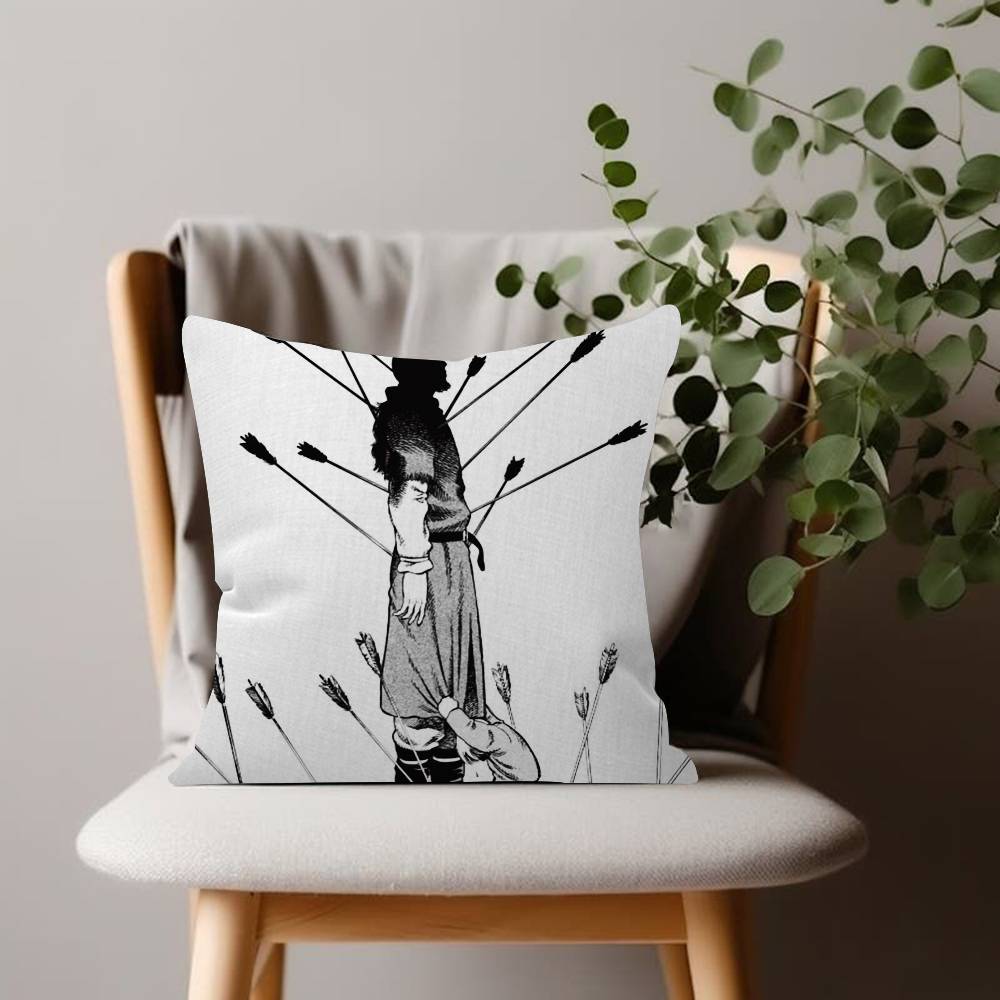 Cool VVinland SSaga Anime Pillow Cushion Cover Pillowcase Living Room Sofa Home Decor Customized