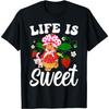 Life Is Sweet Vintage Strawberry T-Shirt