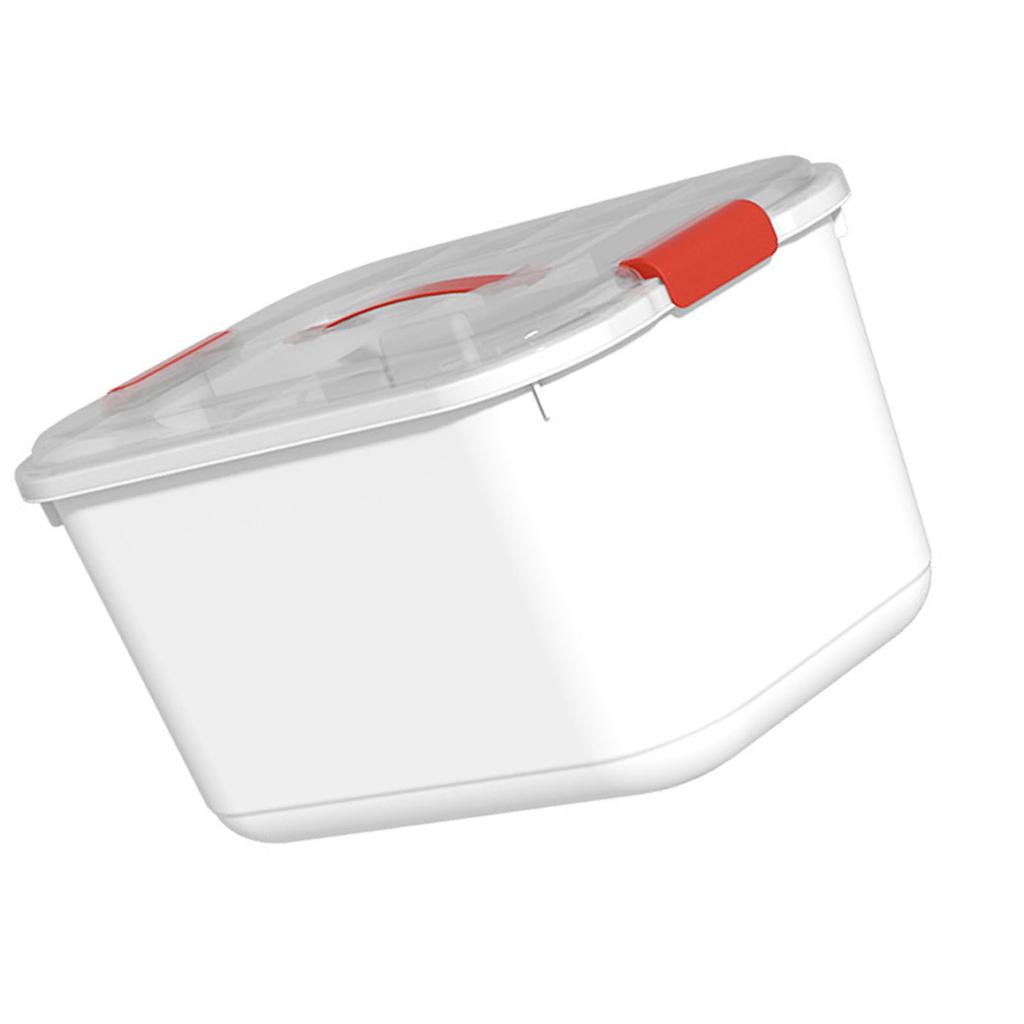 Emergency Box Multifunctional Large Capacity Multi Layer Plastic Emergency Box Organizer for Home Red