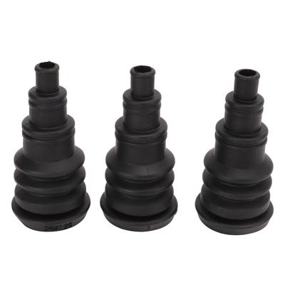 3 Pezzi Manicotto di Protezione per Cablaggio Passafuoco Gomma Nera Universale per Fascette di Fili da 3/8 pollici a 1 pollice