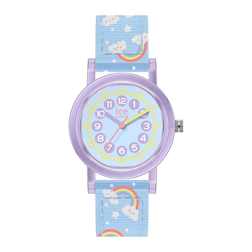 Authorized Ice-watch Watch, Kids' and Women's Watch, 023299, ICE Learning, Light Blue Rainbow, Small, 32mm, 3-Hand, 3-Hand