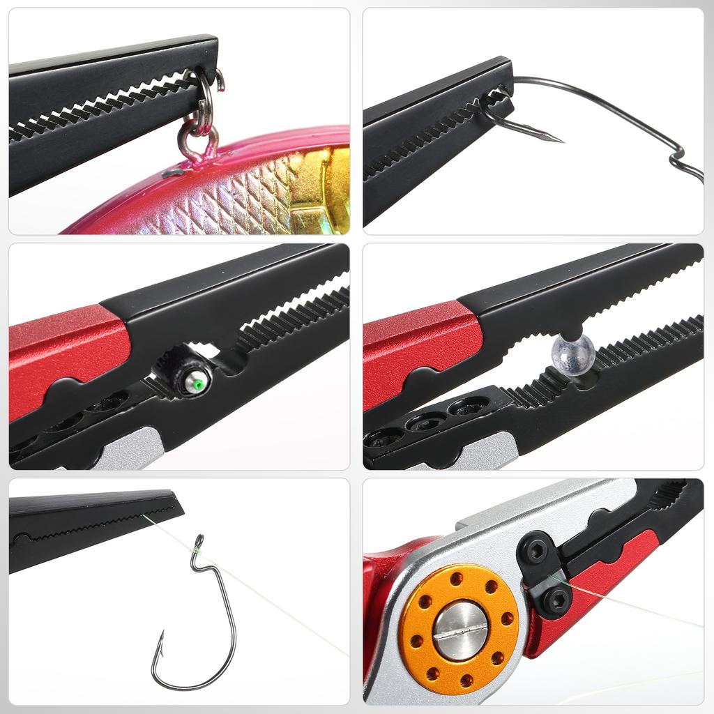 Zinger Retractor Multifunctional Fishing Pliers Combo Kit with Scissor Fish  Zinger Retractor Fishing Tackle