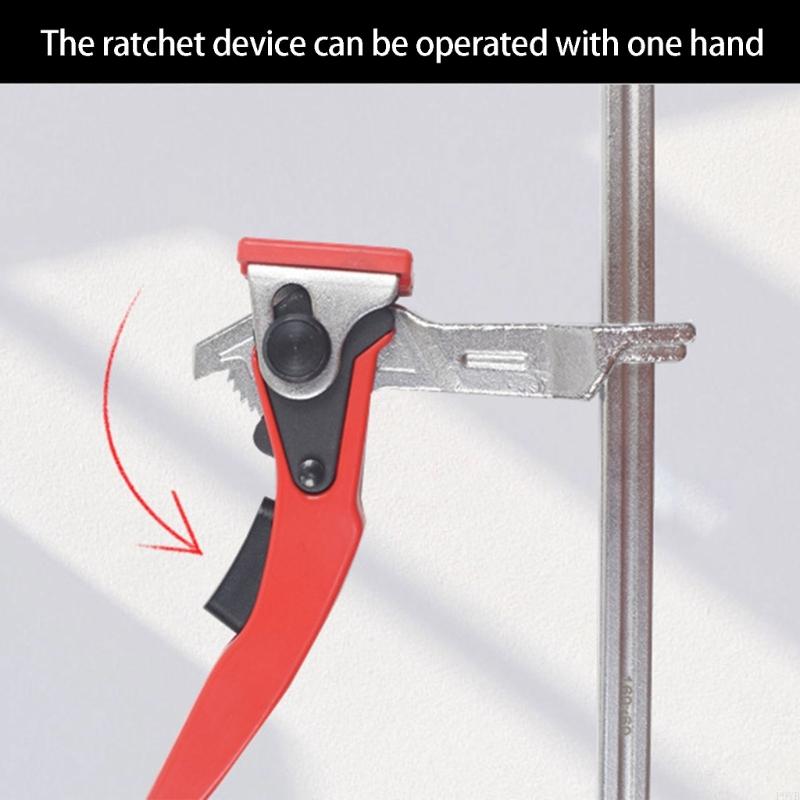 High Strength F Clamp For Woodworking With 160mm Jaw Opening And 80mm Throat Depth High Carbon Steel For Safe Holding