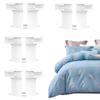4Pcs Non-Slip Invisible Quilt Sheet Holder Plastic Bed Cover Fastener Bed Sheet Grippers  Bedroom