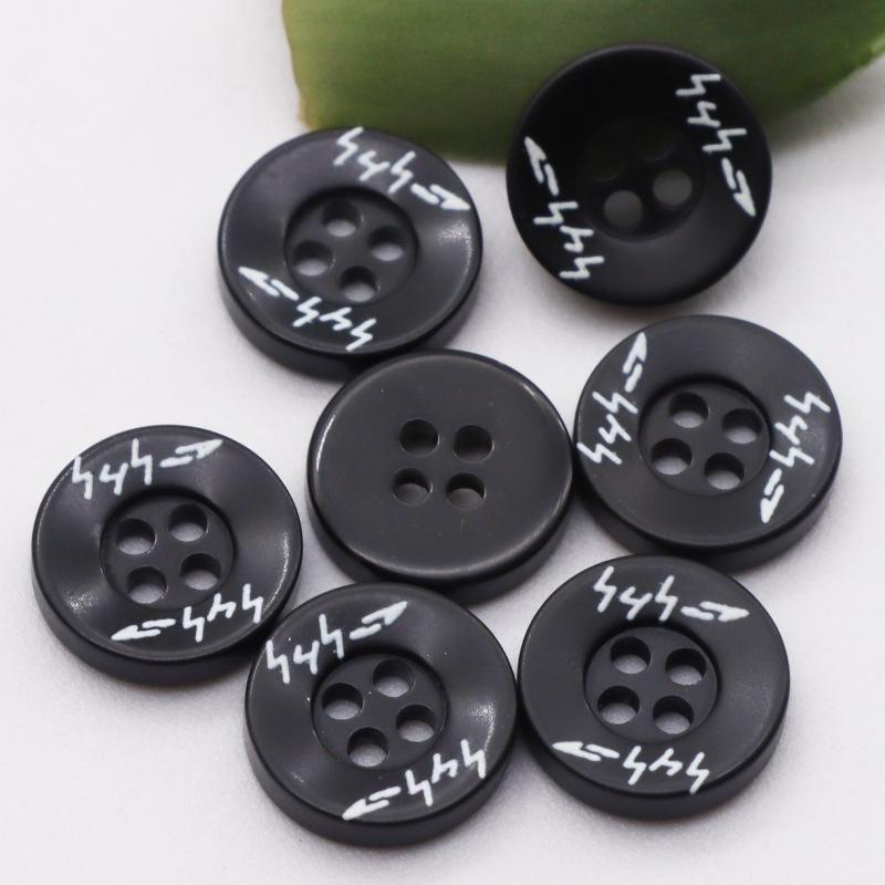 10τμχ Υψηλής Ποιότητας Μαύρο Στρογγυλό Ρητινένιο Κουμπί Κουμπί Ευέλικτο Μπλούζα Τοπ Ρούχα Διακοσμητικό Κουμπί Μικρό Κουμπί Αξεσουάρ