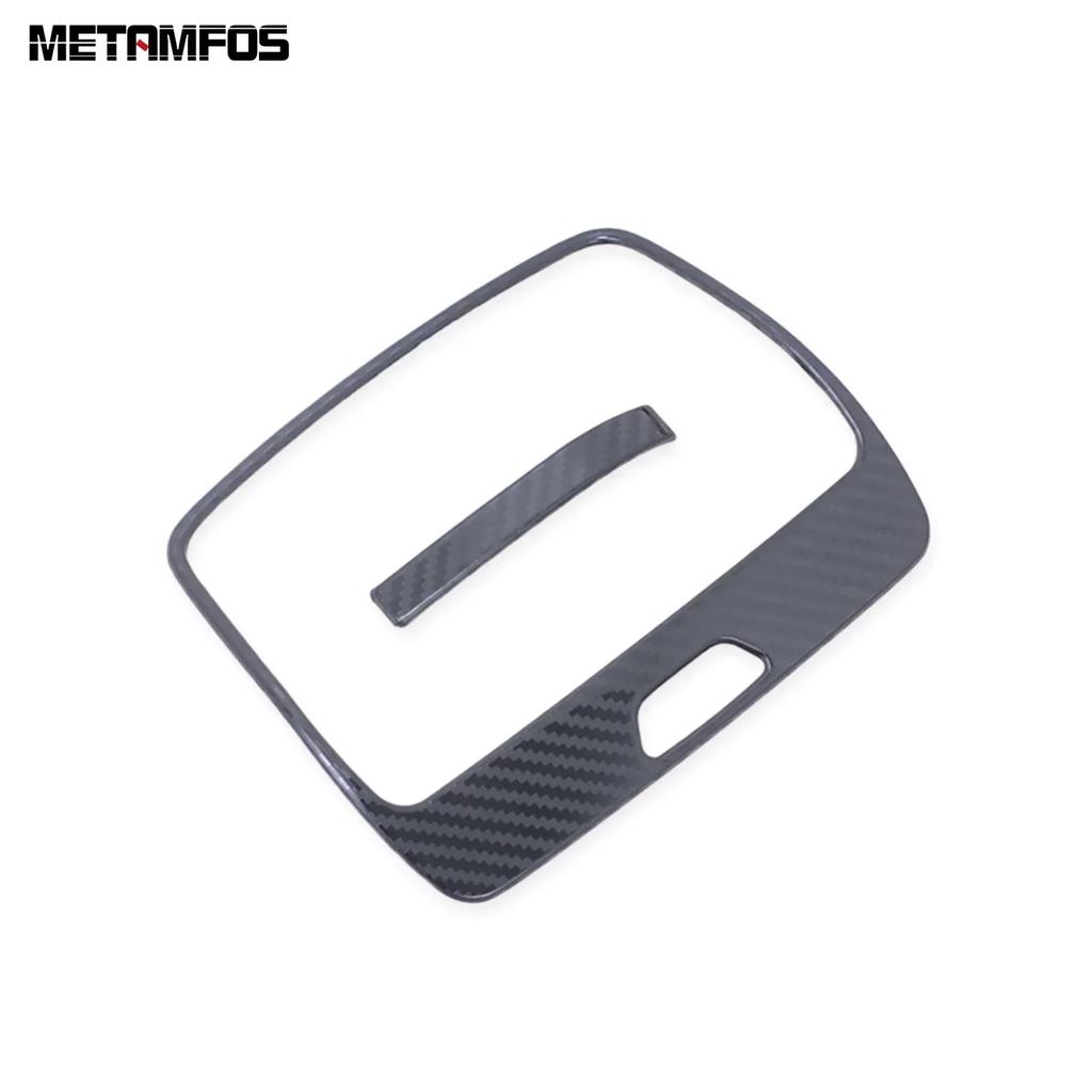 For Ford Kuga Escape - 2024 Carbon Fiber Armrest Box Rear Air Condition Vent Outlet Cover Trim Accessories Car Styling