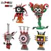 New I Sprunki Figures Building Blocks Dark Horror Sprunki Toy Set Simon Wenda Figure Construction Toy Xmas Easter Gift