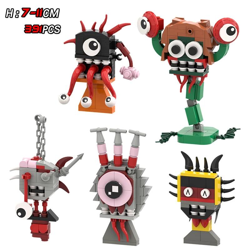 New I Sprunki Figures Building Blocks Dark Horror Sprunki Toy Set Simon Wenda Figure Construction Toy Xmas Easter Gift