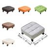 Upholstered Rolling Stool Square Shape Wheeled Short Bench Swivel Caster Stool  Tile Grouting