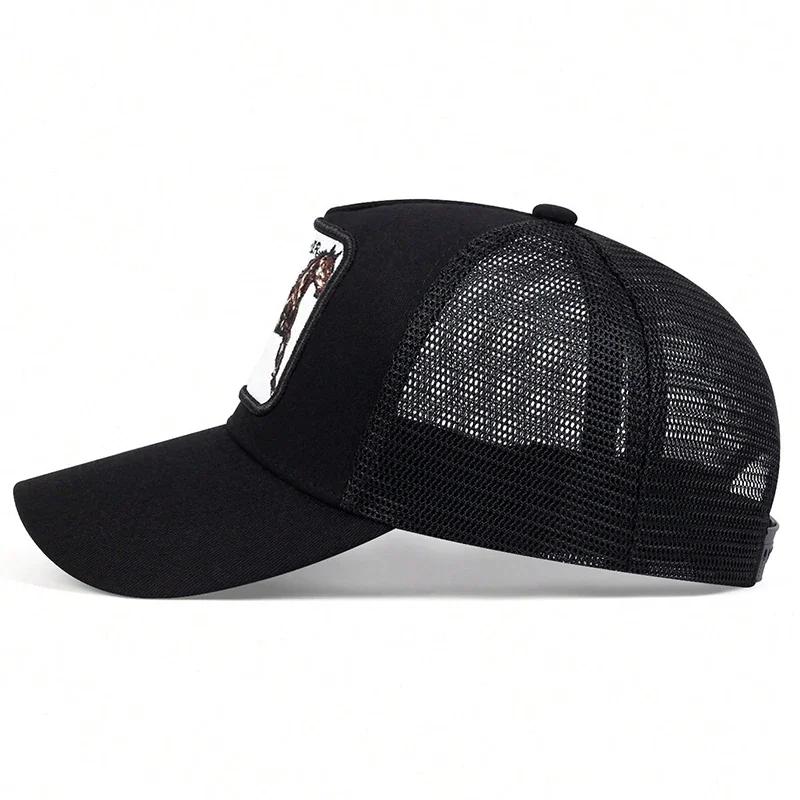 Net Baseball Stitching Stitched Embroidered Alphabet Her Stallion Neutral Gender Women  Men For Caps Spring Summer Outdoor Sunscreen Hat Adjustable