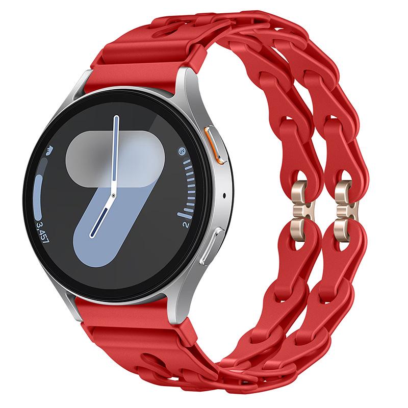 Fashion Hollow Silicone Strap for Samsung Watch7 & Huawei GT3 Pro