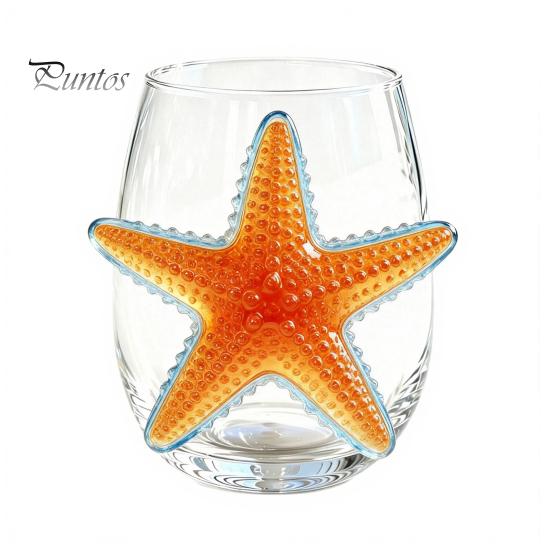 Novedad Vaso de Agua y Jugo con Base de Pulpo, Copa de Vino sin Tallo, Impresión 3D de Animal Marino, Cristalería con Temática Oceánica para Bar, Cristal de Borosilicato, para Cócteles