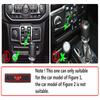 For 2018   Jeep Wrangler JL JLU Accessories Door Mats Gate Slot Mat Cup Pads Red