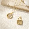 1 Stück Messing Galaxie Anhänger 18K Gold Plated Klar Cubic Zirkonia Hohl Sonne Charms Für DIY Halskette Schmuckherstellung Zubehör