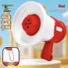 Megafono Giocattolo per Bambini Con Registrazione Musica Riproduzione E Amplificazione Suono Forte Perfetto Per Feste Tifo Giochi all'Aperto