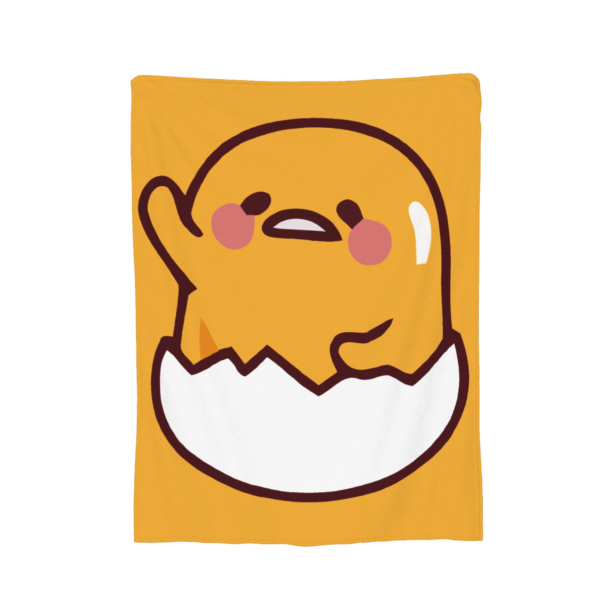 Мультяшные пледы Gudetama Ленивое Яйцо Фланелевые Зимние Портативные Легкие Тонкие Пледы для Дома Машины Постельного Белья 30x40in