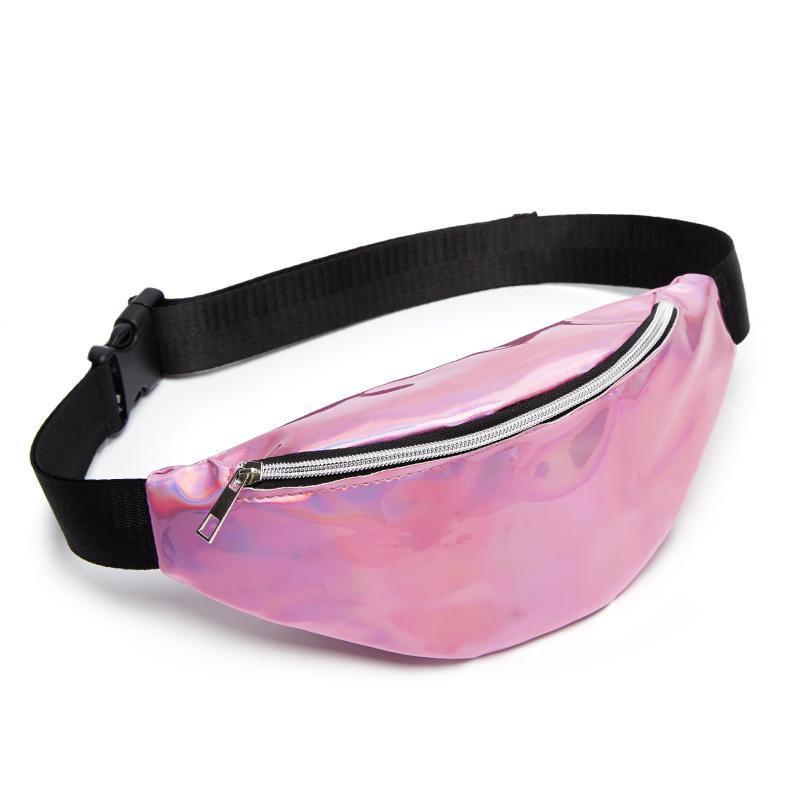 

Stylish Sequin Women Waist Bag With Durable Pu Leather Material And Timeless Design розовый