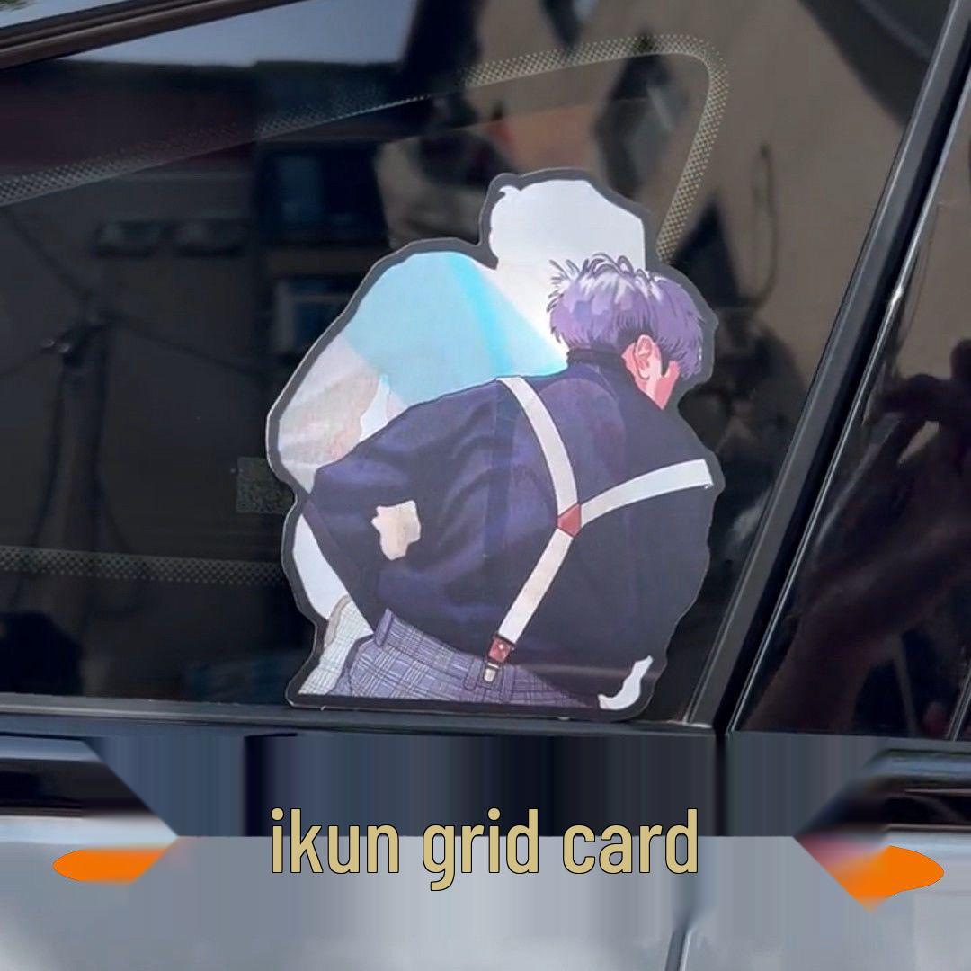 

Taishan Kun Kun Illusion Anime Waterproof Lenticular Sticker for Car/Refrigerator 12x14 cm