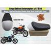 Premium "Leather Single Rider Seat With Cowl Fit For Royal Enfield INT & GT 650"