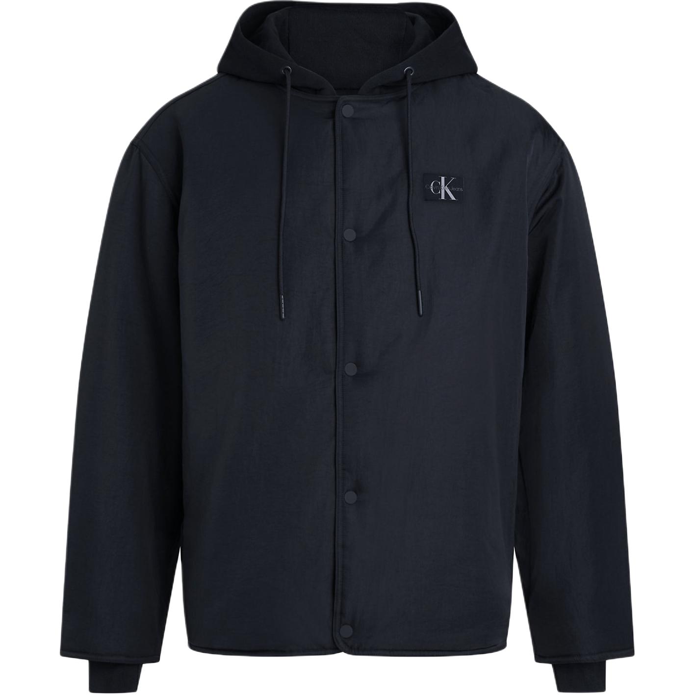 

Куртка Calvin Klein с логотипом в виде надписи, свободного кроя, с длинными рукавами, мужская, черная J30J325290-BEH S