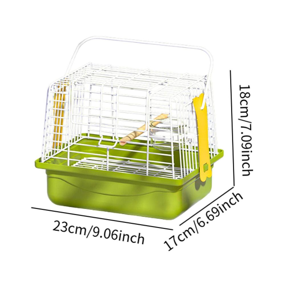 Bird Carrier Travel Cage Bird Carry Transport Small Bird Travel Cage Carrier for Outdoor Adventure Shopping Vet Visit Parakeets