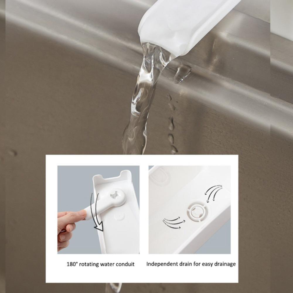 Trash Can Household Drain Sink Basket Kitchen Garbage Filter Shelf Basket Washing Vegetable Storage Bucket Kitchen Accessories