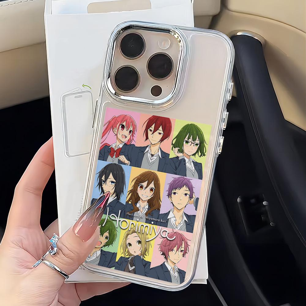 Cartoon H-Horimiya Phone Case For iPhone 17 16e 16 15 14 13 12 11 Mini Pro Max X XR XSMAX 8 7 Air Plus Transparent Soft Cover