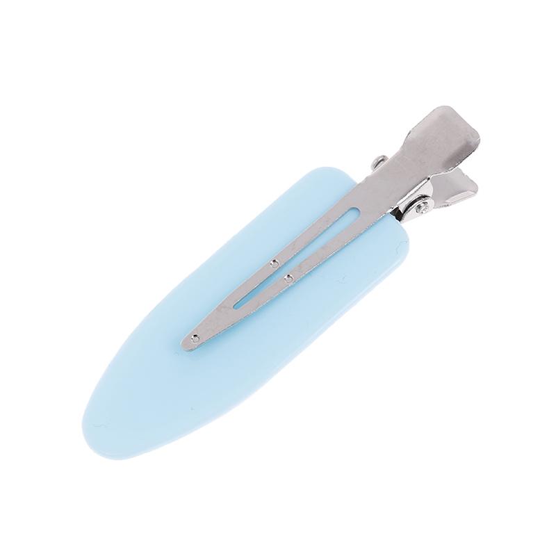 4Pcs Hair Clip No Bend Hair Bangs Clips No Mark Hair Pin Curl Clips 4 Color Leaf