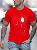 CPU Processor Circuit Diagram T Shirt Men Summer T-shirt Circuit Board Funny Men's Tops Fashion Tees Homme Brand Unisex Clothes