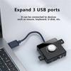 and Play for Laptop USB Sound Adapter Stereo Sound Card External Audio Card External Sound Card