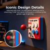 Retro Arcade Switch Panel Arcade Light Switch Cover Vintage Game Room Wall Accent with Joystick and Colorful Buttons Arcades Style Wall Art