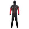 5mm Thick Front-Zip Full Wetsuit With Hood Scuba Diving Freediving Surfing Snorkeling