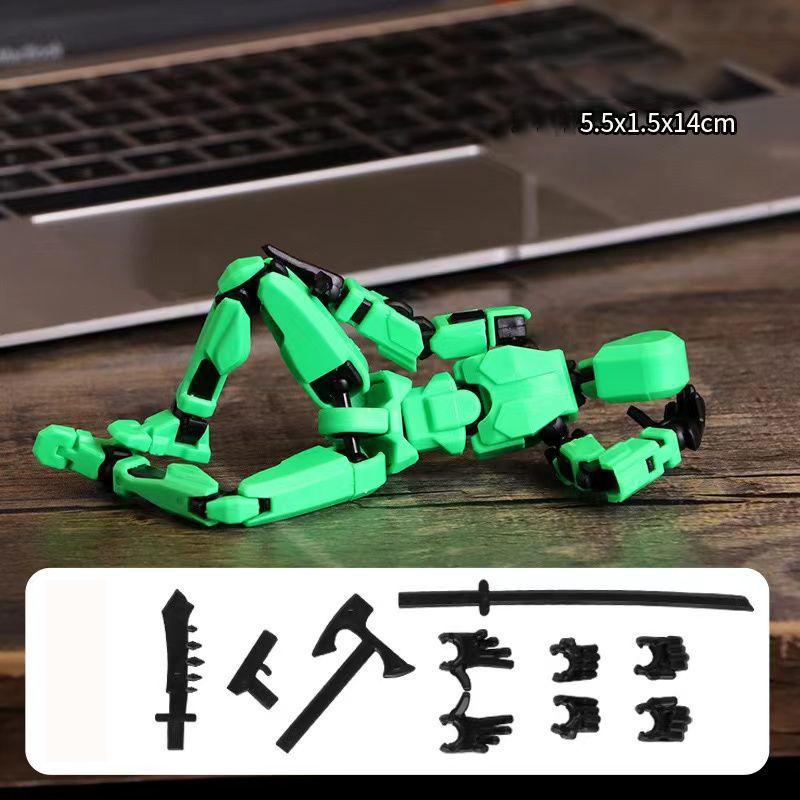 UNGH Multi-Jointed Movable Robot 3D Printed Mannequin Toy 13 Action Figure Full Body Movable Robot Toys Gifts For Children