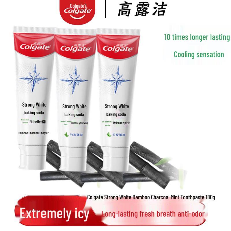 Colgate Powerful White Bamboo Charcoal Mint Toothpaste
