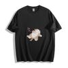 Sleepy Tabby Cat T-Shirt Mens Womens Tees Top - Adorable Napping Feline Unisex Tee
