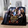 Baldur Gate3 Game Gamer Cartoon 3D Blanket,Soft Throw Blanket for Home Bedroom Bed Sofa Picnic Travel Office Cover Blanket Kids