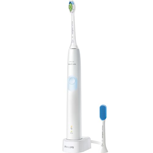 

Philips Sonicare ProtectClean Electric Toothbrush (White Plus/with Tongue Cleaner) HX6809/71 White Light Blue [Amazon.co.jp Exclusive]