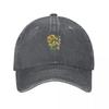 Honeysuckle Botanical Art Cut Out Baseball Cap Golf Trucker Cap Military Tactical Cap Fishing For Unisex Womens