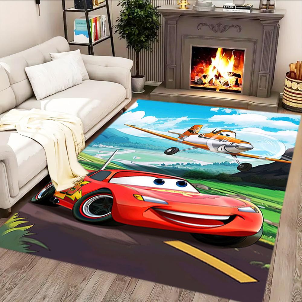 Lightning Mcqueen Racing Legend for Living Room rug, Bedroom, Study Room, Hallway Decoration, Perfect for Home Decoration or Holiday Gifts
